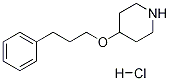 4-(3-PHENYLPROPOXY)PIPERIDINE HYDROCHLORIDE Struktur