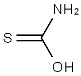 Carbamic acid (8CI), thio-, S-ester with 2-mercapto-o-acetanisidide Struktur