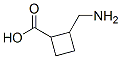 2-(aminomethyl)cyclobutanecarboxylic acid Struktur