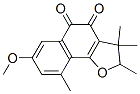 (+)-2,3-Dihydro-7-methoxy-2,3,3,9-tetramethylnaphtho[1,2-b]furan-4,5-dione Struktur