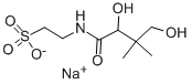 DL-PANTOYLTAURINE SODIUM SALT Struktur