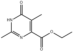 4-Pyrimidinecarboxylicacid, 1,6-dihydro-2,5-dimethyl-6-oxo-, ethyl ester Struktur