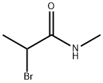 propanamide, 2-bromo-N-methyl- Struktur