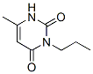 6-Methyl-3-propyluracil Struktur