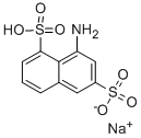 1-AMINO-3,8-NAPHTHALENEDISULFONIC ACID MONOSODIUM SALT Struktur