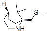 2-Azabicyclo[3.2.1]octane,8,8-dimethyl-1-[(methylthio)methyl]-,(1R,5R)-(9CI) Struktur