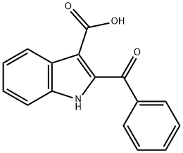 2-BENZOYL-1H-INDOLE-3-CARBOXYLIC ACID Struktur