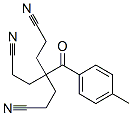 4-(2-Cyanoethyl)-4-(4-methylbenzoyl)heptanedinitrile Struktur