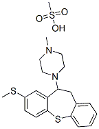 METHIOTHEPIN MESYLATE SEROTININ 5-HT(1) ANT Struktur