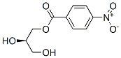 4-Nitrobenzoic acid (R)-2,3-dihydroxypropyl ester Struktur