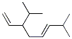 7-Methyl-3-(1-methylethyl)-1,5-octadiene Struktur