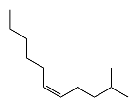 (Z)-2-Methyl-5-undecene Struktur