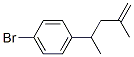 1-Bromo-4-(1,3-dimethyl-3-butenyl)benzene Struktur