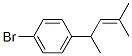 1-Bromo-4-(1,3-dimethyl-2-butenyl)benzene Struktur