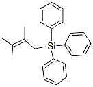 (2,3-Dimethyl-2-butenyl)triphenylsilane Struktur