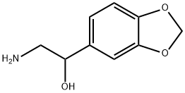 2-AMINO-1-BENZO[1,3]DIOXOL-5-YL-ETHANOL Struktur