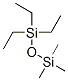 Triethyltrimethyldisiloxane Struktur