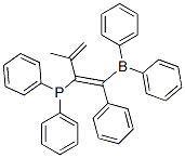 [1-[(Diphenylboryl)phenylmethylene]-2-methyl-2-propenyl]diphenylphosphine Struktur