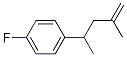 1-Fluoro-4-(1,3-dimethyl-3-butenyl)benzene Struktur