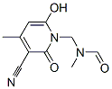 Formamide, N-[(3-cyano-6-hydroxy-4-methyl-2-oxo-1(2H)-pyridinyl)methyl]-N-methyl- (9CI) Struktur