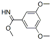 Benzenecarboximidic acid, 3,5-dimethoxy-, methyl ester (9CI) Struktur