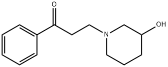 3-(3-Hydroxy-piperidin-1-yl)-1-phenyl-propan-1-one, 98+% C14H19NO2, MW: 233.31 Struktur