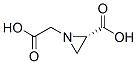 1-Aziridineaceticacid,2-carboxy-,(2S)-(9CI) Struktur