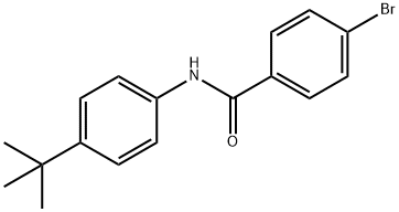 4-bromo-N-(4-tert-butylphenyl)benzamide Struktur