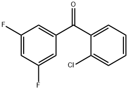 2-CHLORO-3',5'-DIFLUOROBENZOPHENONE Struktur