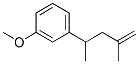 3-Methoxy-1-(1,3-dimethyl-3-butenyl)benzene Struktur