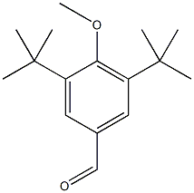 3,5-Di-tert-butyl-4-methoxybenzaldehyde Struktur