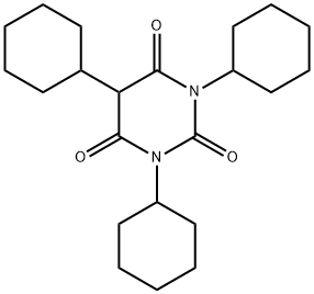 1,3,5-Tricyclohexylbarbituric acid Struktur