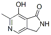 5-hydroxy-4-methyl-3,8-diazabicyclo[4.3.0]nona-1,3,5-trien-7-one Struktur