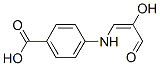 4-[[(E)-2-hydroxy-3-oxo-prop-1-enyl]amino]benzoic acid Struktur