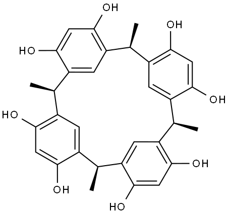 C-METHYLCALIX[4]RESORCINARENE Struktur