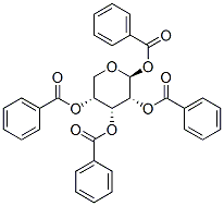 .beta.-D-Ribopyranose, tetrabenzoate Struktur