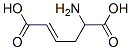 5-amino-2-hexenedioic acid Struktur