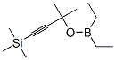 Diethylborinic acid 1,1-dimethyl-3-(trimethylsilyl)-2-propynyl ester Struktur