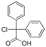 chlorodiphenylacetic acid  Struktur