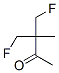 2-Butanone, 4-fluoro-3-(fluoromethyl)-3-methyl- (9CI) Struktur