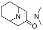 9-Azabicyclo[3.3.1]nonan-3-one, 9-dimethylamino- Struktur