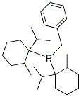 Bis[methyl(1-methylethyl)cyclohexyl](phenylmethyl)phosphine Struktur