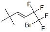 1-Bromo-1,1,2,2-tetrafluoro-5,5-dimethyl-3-hexene Struktur