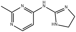 4-Pyrimidinamine,  N-(4,5-dihydro-1H-imidazol-2-yl)-2-methyl- Struktur