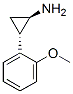 Cyclopropanamine, 2-(2-methoxyphenyl)-, trans-(+)- (9CI) Struktur