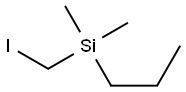 (Iodomethyl)dimethyl(propyl)silane Struktur