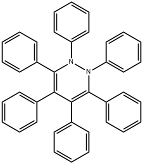 1,2-Dihydro-1,2,3,4,5,6-hexaphenylpyridazine Struktur