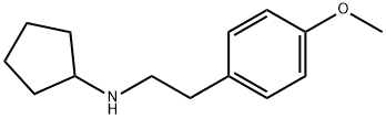 N-[2-(4-methoxyphenyl)ethyl]cyclopentanamine Struktur