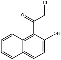 Ethanone, 2-chloro-1-(2-hydroxy-1-naphthalenyl)- (9CI) Struktur