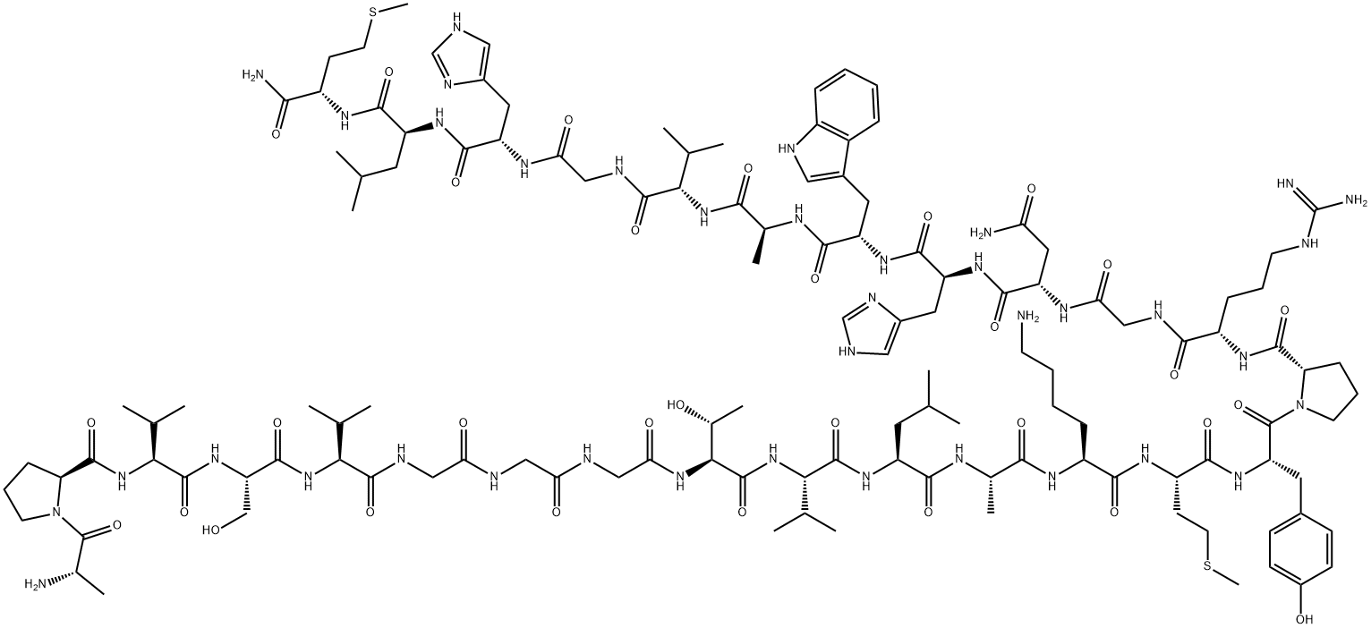 GASTRIN RELEASING PEPTIDE, PORCINE Struktur